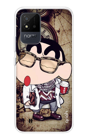 Nerdy Shinchan Realme Narzo 50i Back Cover
