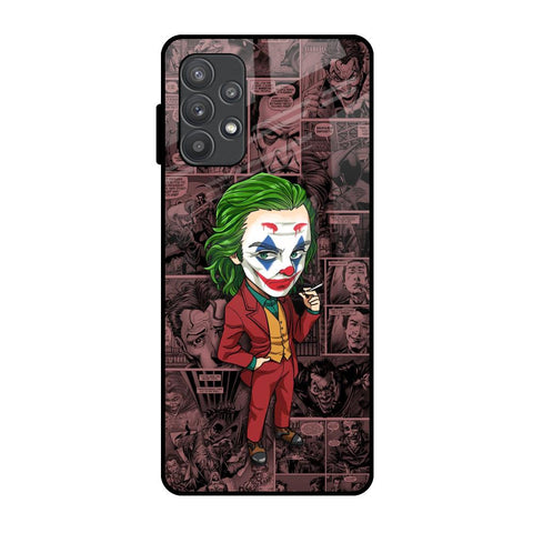 Joker Cartoon Samsung Galaxy A52s 5G Glass Back Cover Online