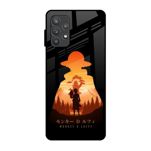Luffy One Piece Samsung Galaxy A52s 5G Glass Back Cover Online