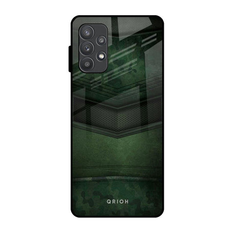 Green Leather Samsung Galaxy A52s 5G Glass Back Cover Online