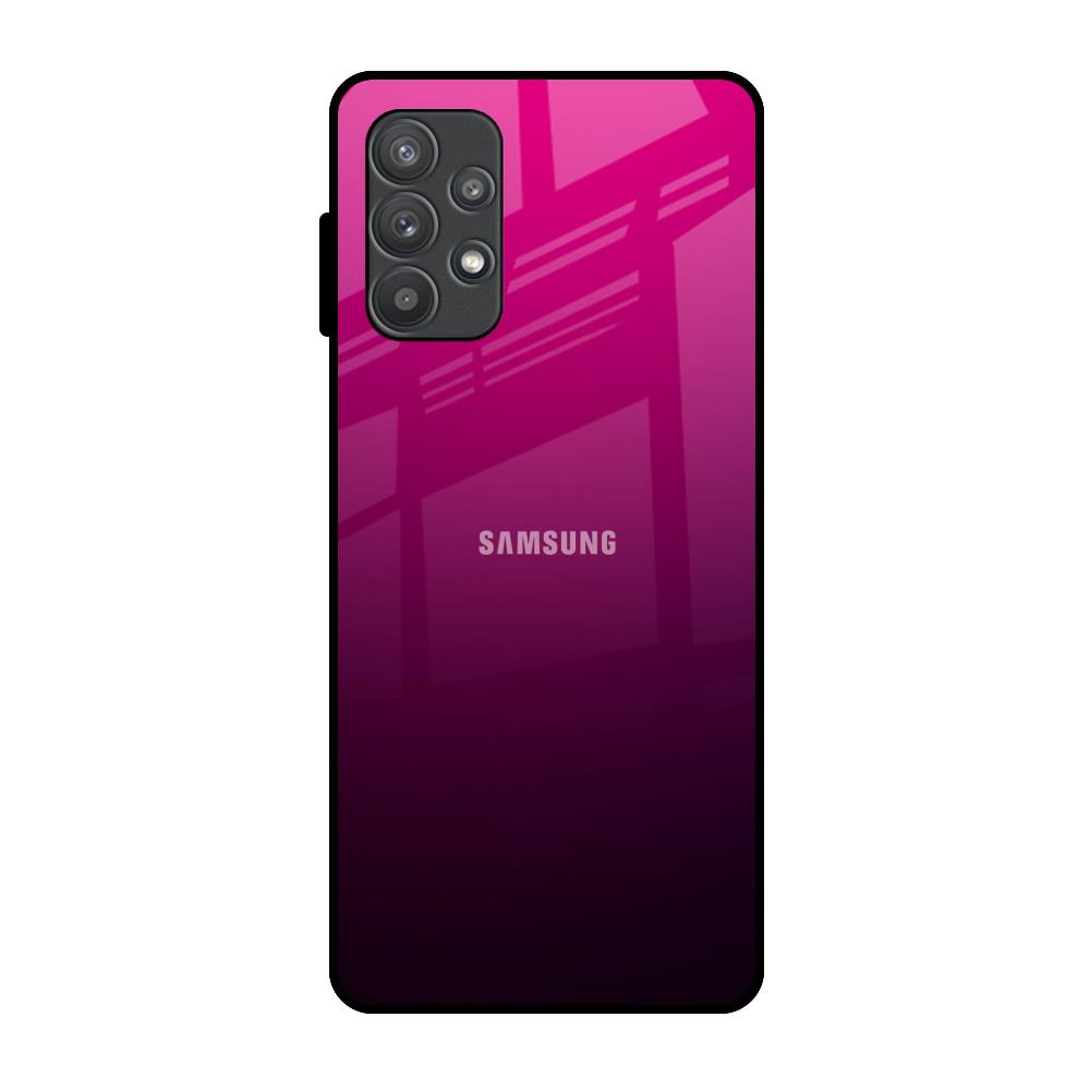 Purple Ombre Pattern Samsung Galaxy A52s 5G Glass Back Cover Online