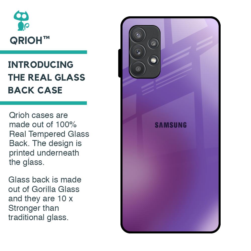 Ultraviolet Gradient Glass Case for Samsung Galaxy A52s 5G