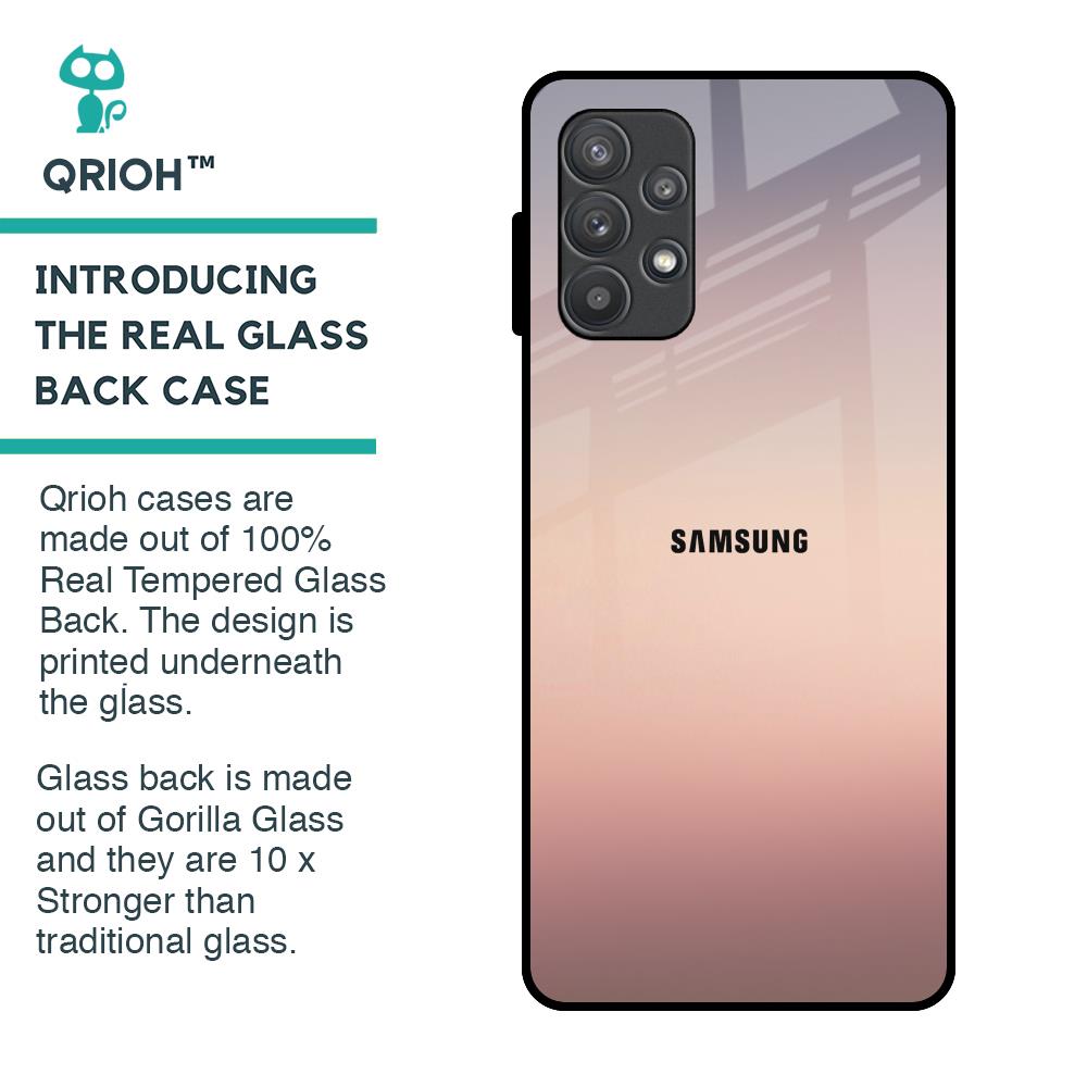 Golden Mauve Glass Case for Samsung Galaxy A52s 5G