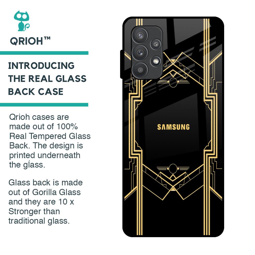 Sacred Logo Glass Case for Samsung Galaxy A52s 5G