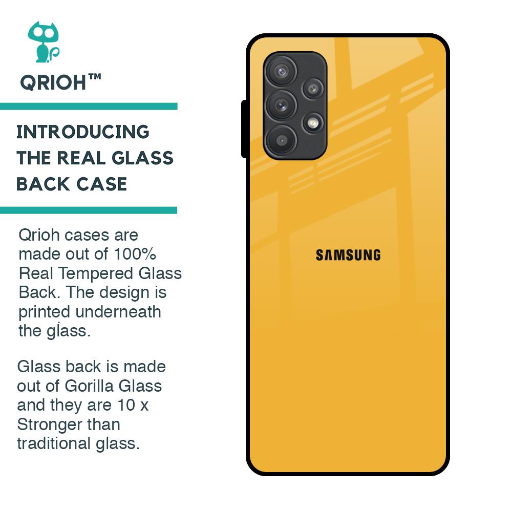Fluorescent Yellow Glass case for Samsung Galaxy A52s 5G