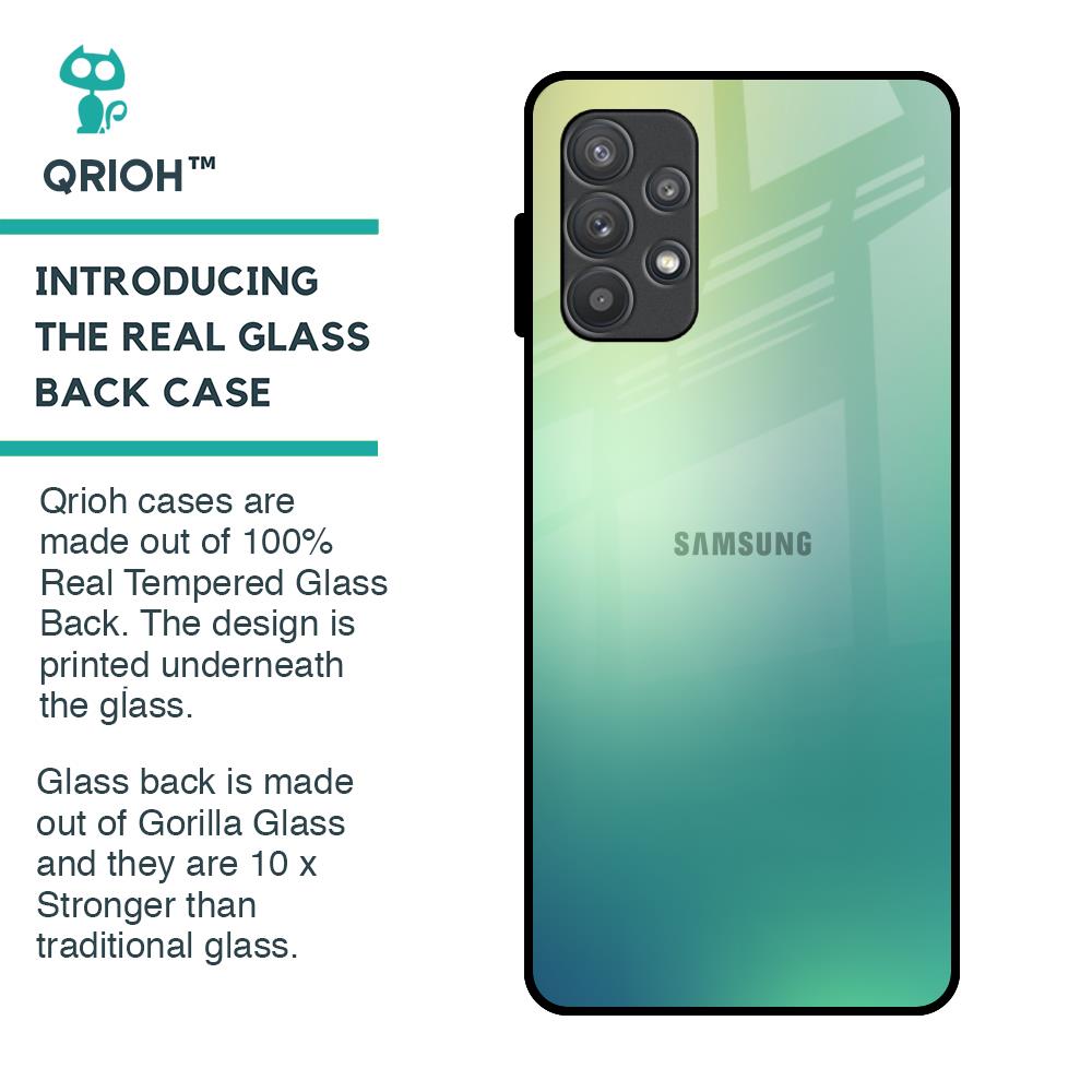 Dusty Green Glass Case for Samsung Galaxy A52s 5G
