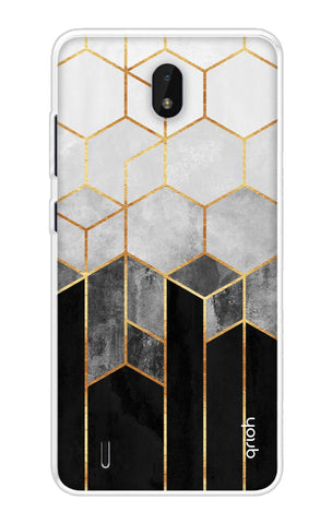 Hexagonal Pattern Nokia C01 Plus Back Cover