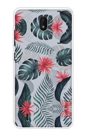 Retro Floral Leaf Nokia C01 Plus Back Cover