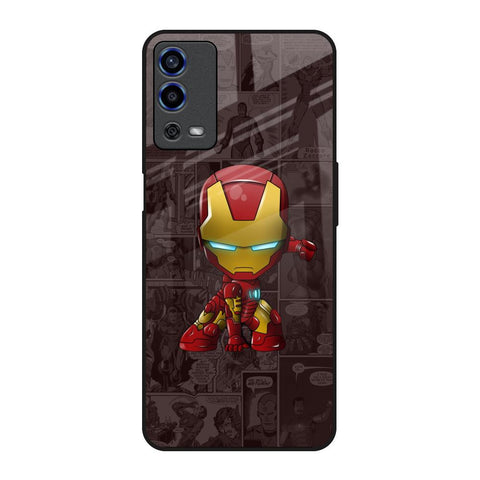 Angry Baby Super Hero Oppo A55 Glass Back Cover Online