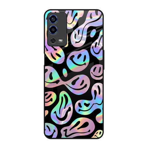 Acid Smile Oppo A55 Glass Back Cover Online