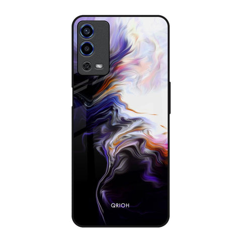 Enigma Smoke Oppo A55 Glass Back Cover Online