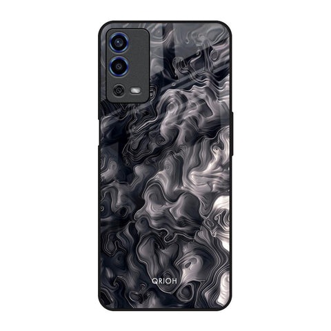 Cryptic Smoke Oppo A55 Glass Back Cover Online