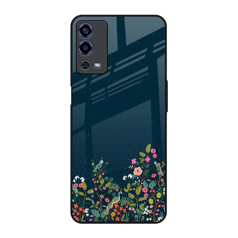 Small Garden Oppo A55 Glass Back Cover Online