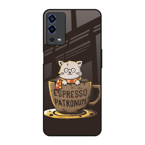Tea With Kitty Oppo A55 Glass Back Cover Online