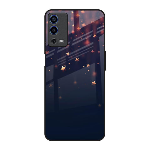 Falling Stars Oppo A55 Glass Back Cover Online