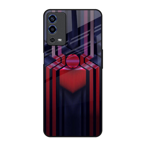Super Art Logo Oppo A55 Glass Back Cover Online