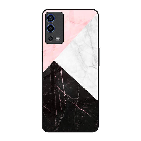 Marble Collage Art Oppo A55 Glass Back Cover Online