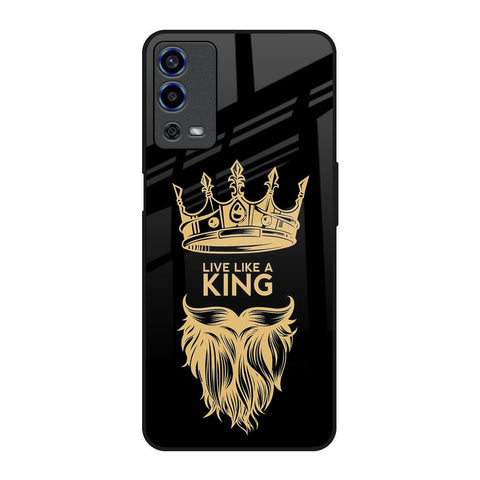 King Life Oppo A55 Glass Back Cover Online