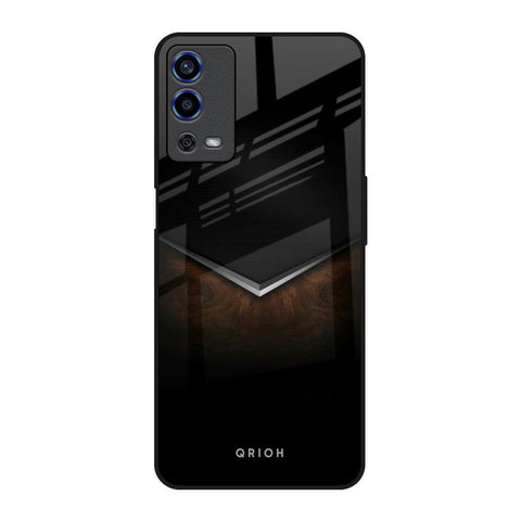 Dark Walnut Oppo A55 Glass Back Cover Online