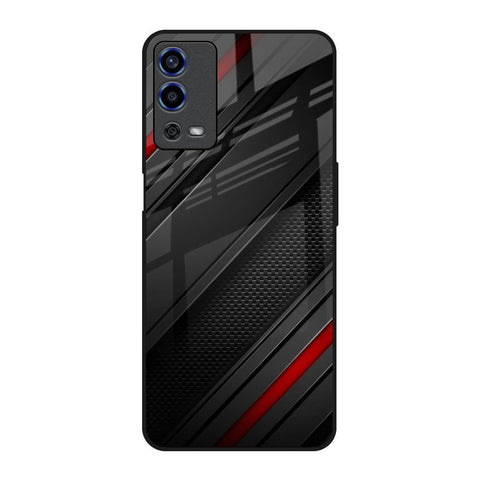 Modern Abstract Oppo A55 Glass Back Cover Online
