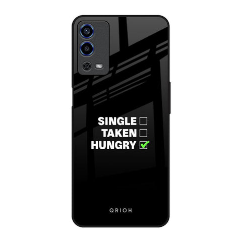 Hungry Oppo A55 Glass Back Cover Online