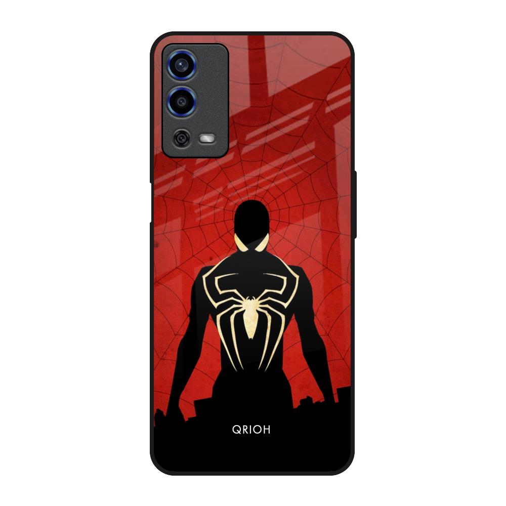 Mighty Superhero Oppo A55 Glass Back Cover Online