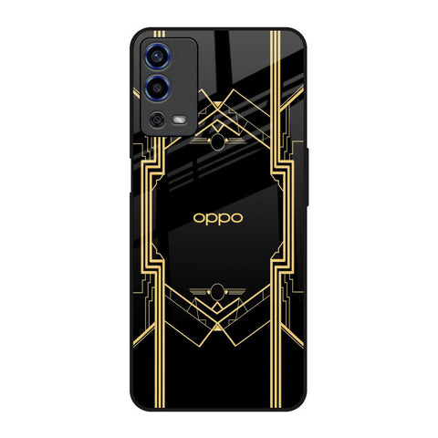 Sacred Logo Oppo A55 Glass Back Cover Online