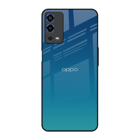 Celestial Blue Oppo A55 Glass Back Cover Online