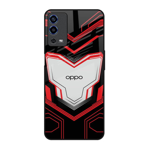Quantum Suit Oppo A55 Glass Back Cover Online