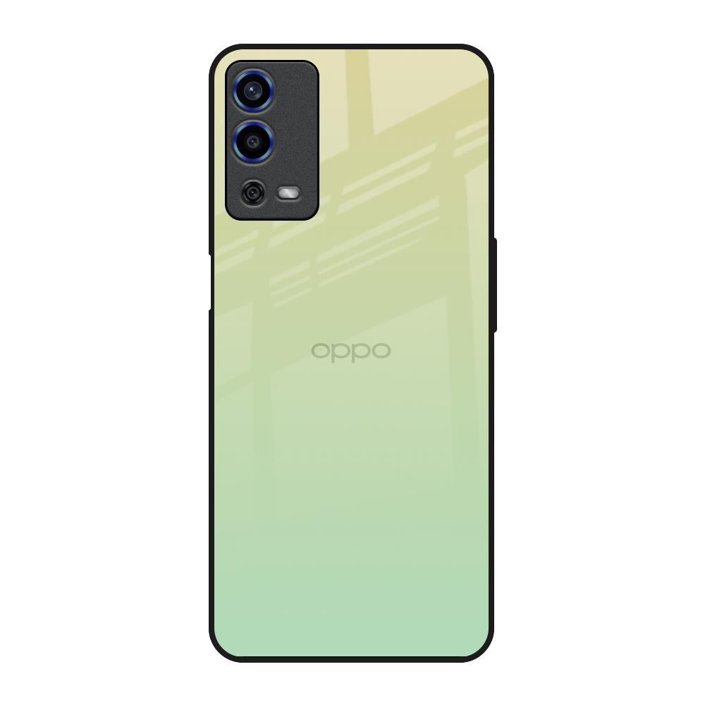 Mint Green Gradient Oppo A55 Glass Back Cover Online