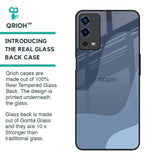 Navy Blue Ombre Glass Case for Oppo A55