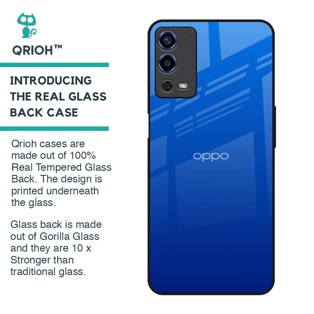 Egyptian Blue Glass Case for Oppo A55
