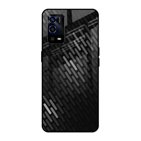 Dark Abstract Pattern Oppo A55 Glass Cases & Covers Online