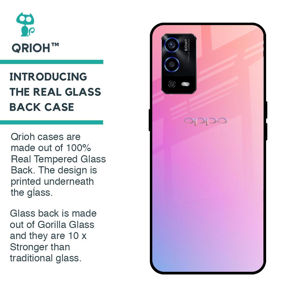 Dusky Iris Glass case for Oppo A55