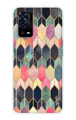 Shimmery Pattern Oppo A55 Back Cover