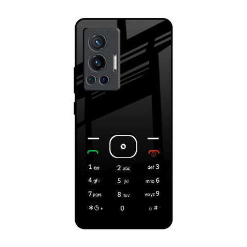 Classic Keypad Pattern Vivo X70 Pro Glass Back Cover Online