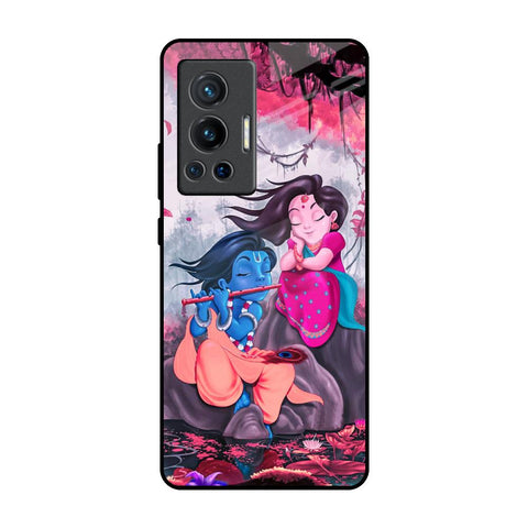 Radha Krishna Art Vivo X70 Pro Glass Back Cover Online