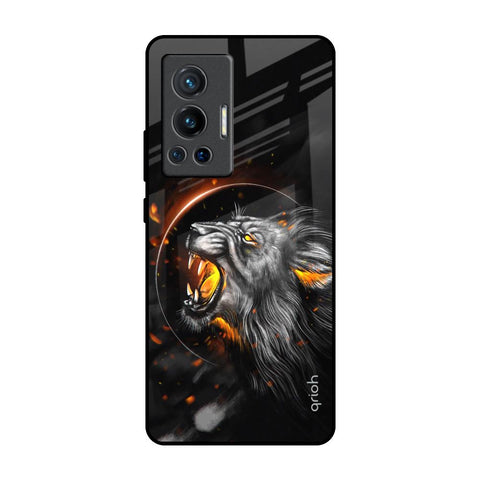 Aggressive Lion Vivo X70 Pro Glass Back Cover Online