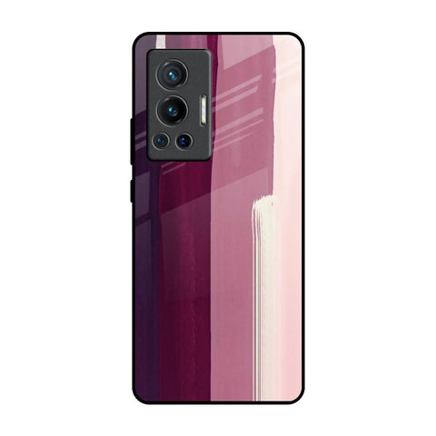 Brush Stroke Art Vivo X70 Pro Glass Back Cover Online