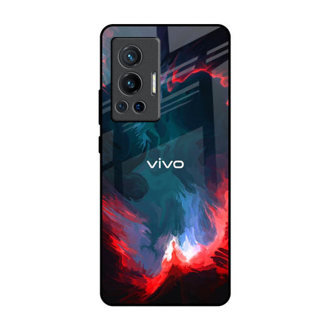 Brush Art Vivo X70 Pro Glass Back Cover Online