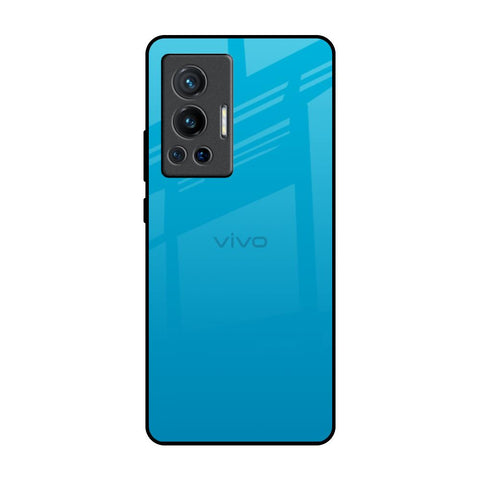 Blue Aqua Vivo X70 Pro Glass Back Cover Online