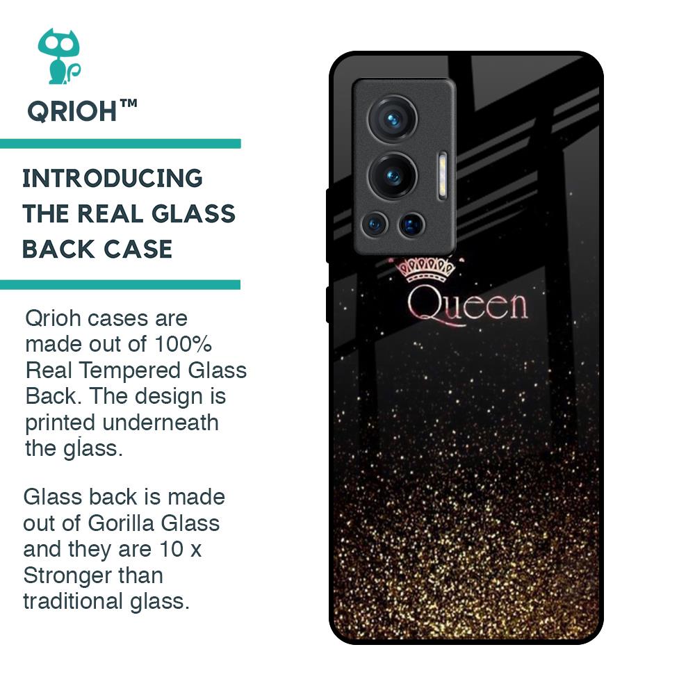 I Am The Queen Glass Case for Vivo X70 Pro