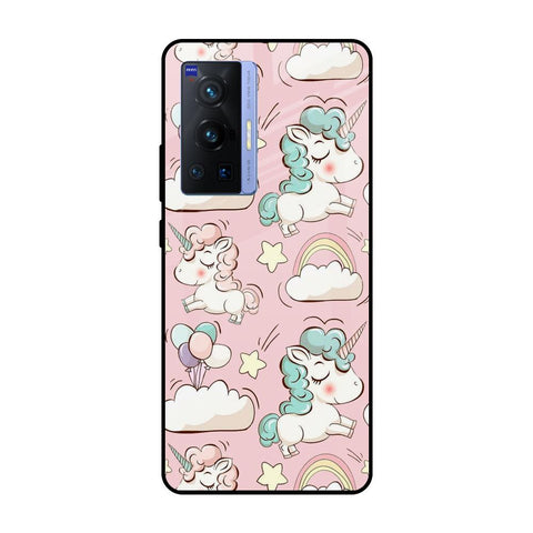 Balloon Unicorn Vivo X70 Pro Glass Cases & Covers Online