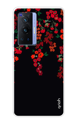 Floral Deco Vivo X70 Pro Back Cover