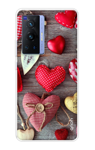 Valentine Hearts Vivo X70 Pro Back Cover