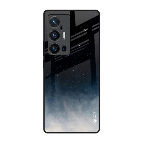 Black Aura Vivo X70 Pro Plus Glass Back Cover Online