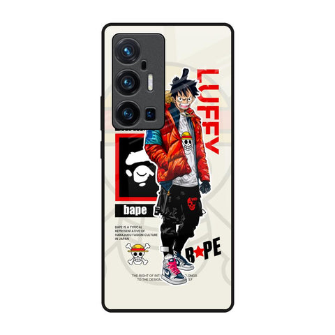 Bape Luffy Vivo X70 Pro Plus Glass Back Cover Online