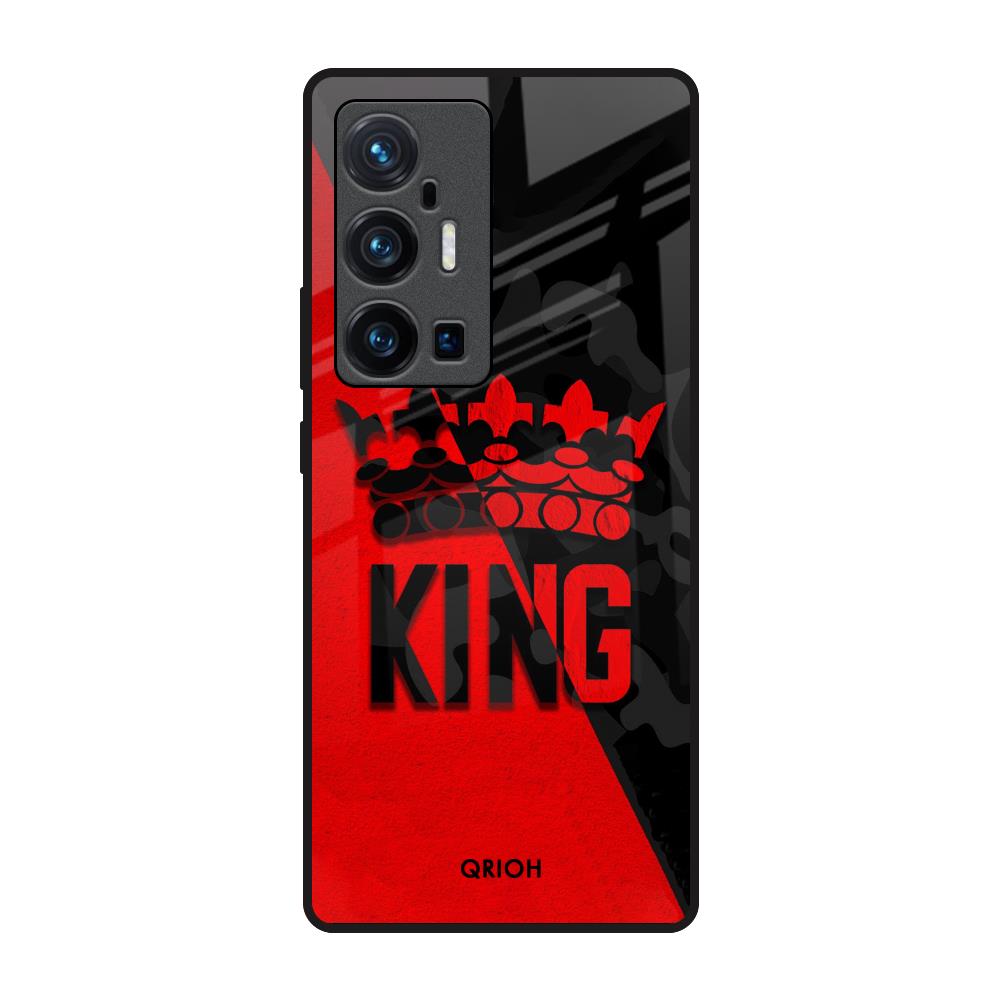 I Am A King Vivo X70 Pro Plus Glass Back Cover Online