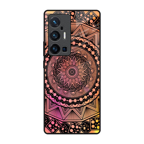 Floral Mandala Vivo X70 Pro Plus Glass Back Cover Online