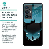 Cyan Bat Glass Case for Vivo X70 Pro Plus